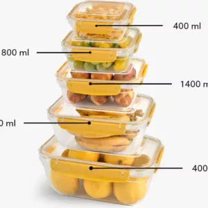 Vershoudbakjes Set - 5 Delig