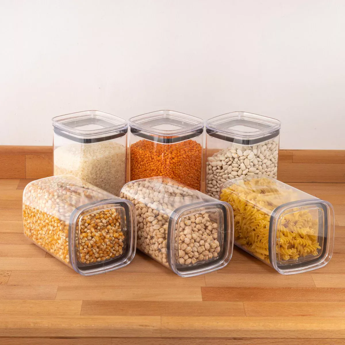 Cansway Voorraadpotten Set - 3x 1400ML