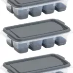 Mini Ijsblokjesvorm Set - 3 Delig - (met silicone drukkers)