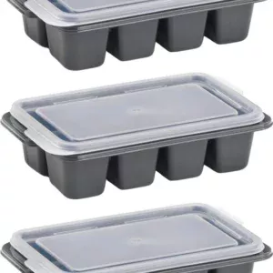 Mini Ijsblokjesvorm Set - 3 Delig
